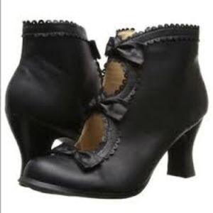 Mori Steampunk Edwardian vegan boot Victorian Goth